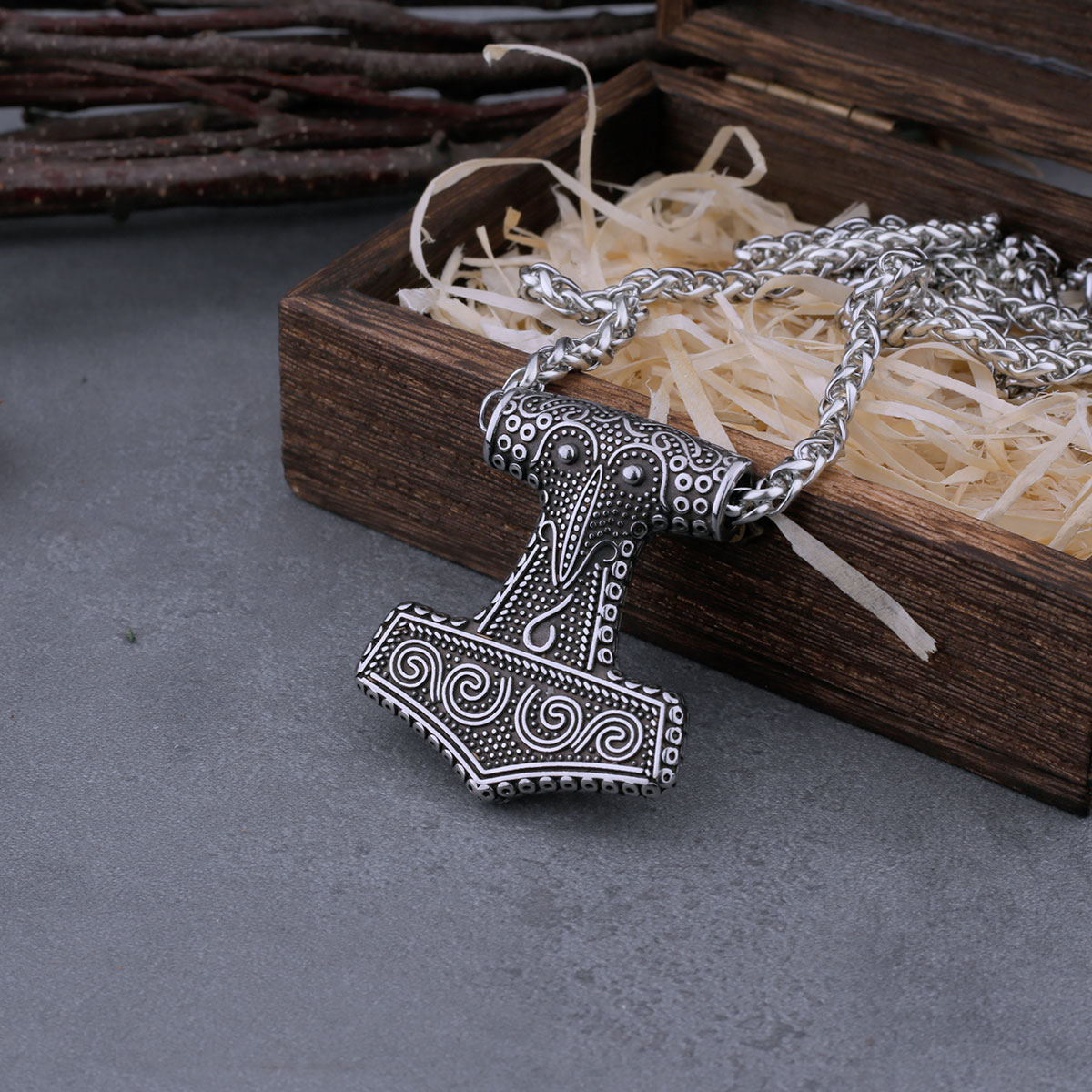 Battle Rope Anchor - الشمال فايكنغ ثور المطرقة Mjolnir الغراب