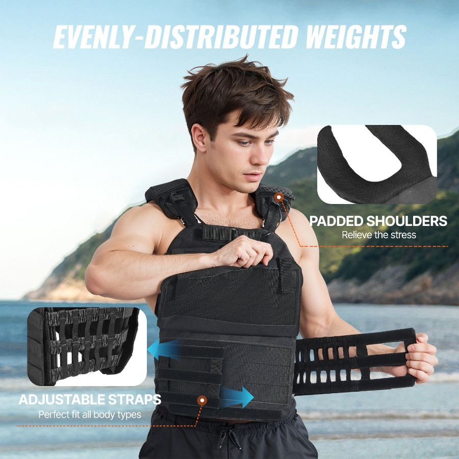 سترة تدريب قابلة للتعديل بوزن  - مراجعة Crossfit Vest وسعره