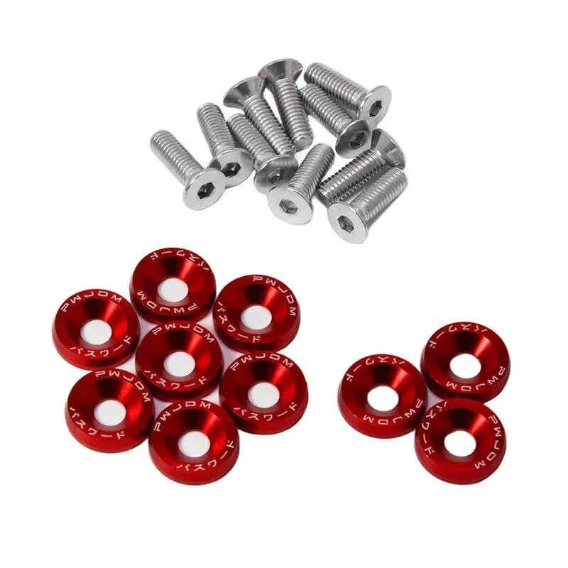10 قطعة M6 مشابك السيارات دراب - مراجعة Bumper Plate 10Kg وسعره