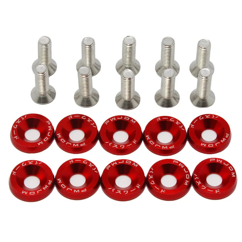 10 قطعة M6 مشابك السيارات دراب - مراجعة Bumper Plate 10Kg وسعره