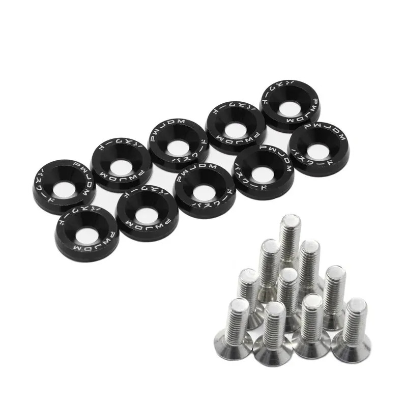 10 قطعة M6 مشابك السيارات دراب - مراجعة Bumper Plate 10Kg وسعره
