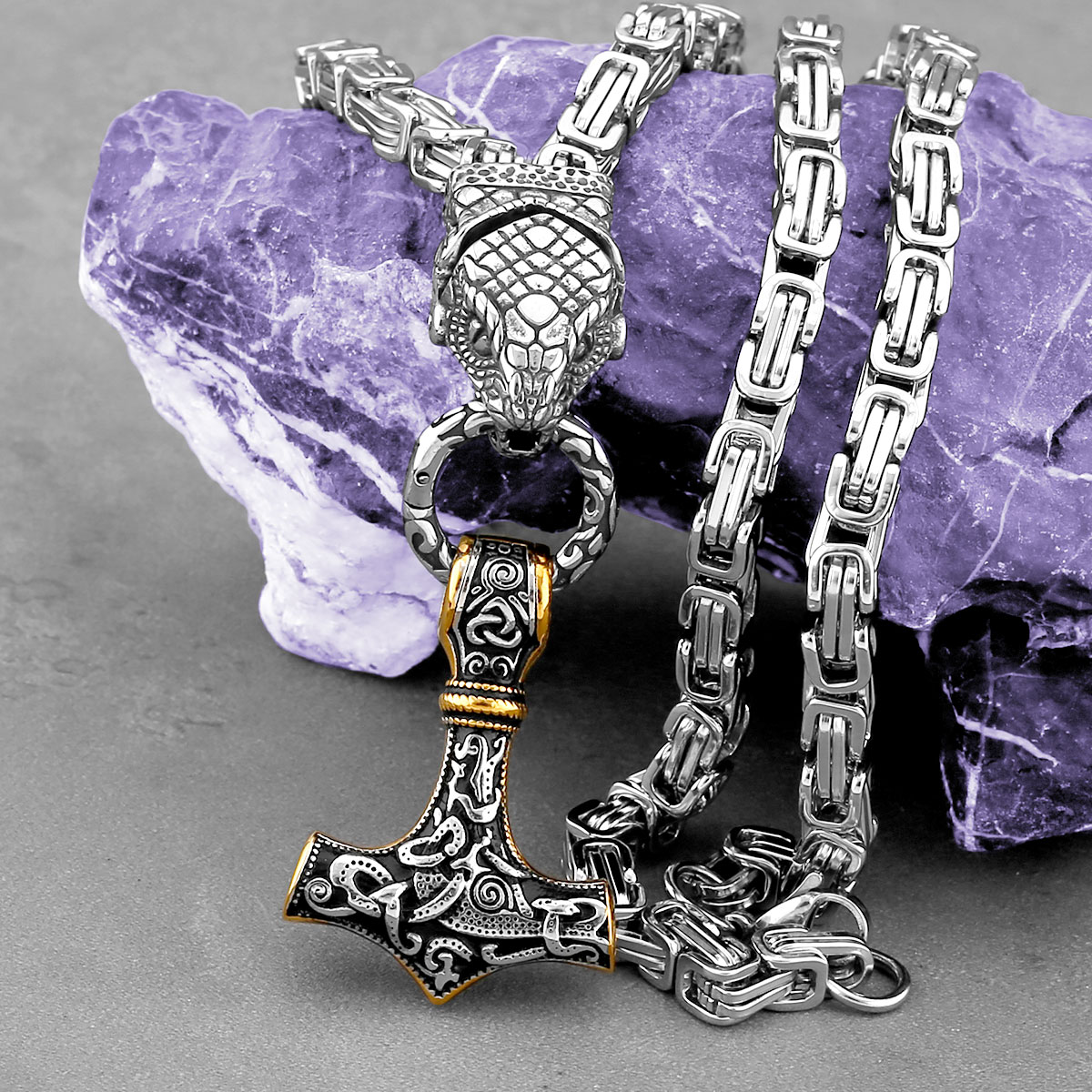 الشمال أودين الأفعى رئيس قلادة - مراجعة Battle Rope Anchor وسعره