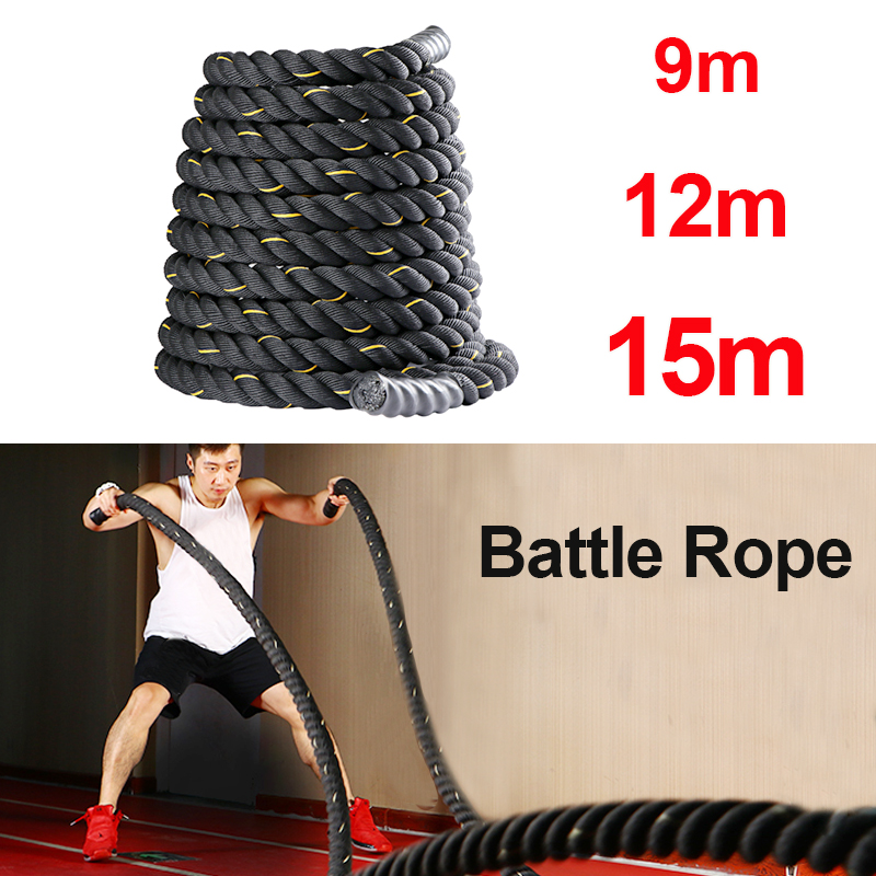 حبل تدريب للياقة البدنية بطول  - مراجعة Battle Rope Anchor وسعره